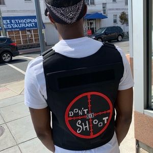 "Don't Shoot!" Unisex Vest Black Dollar Fashion